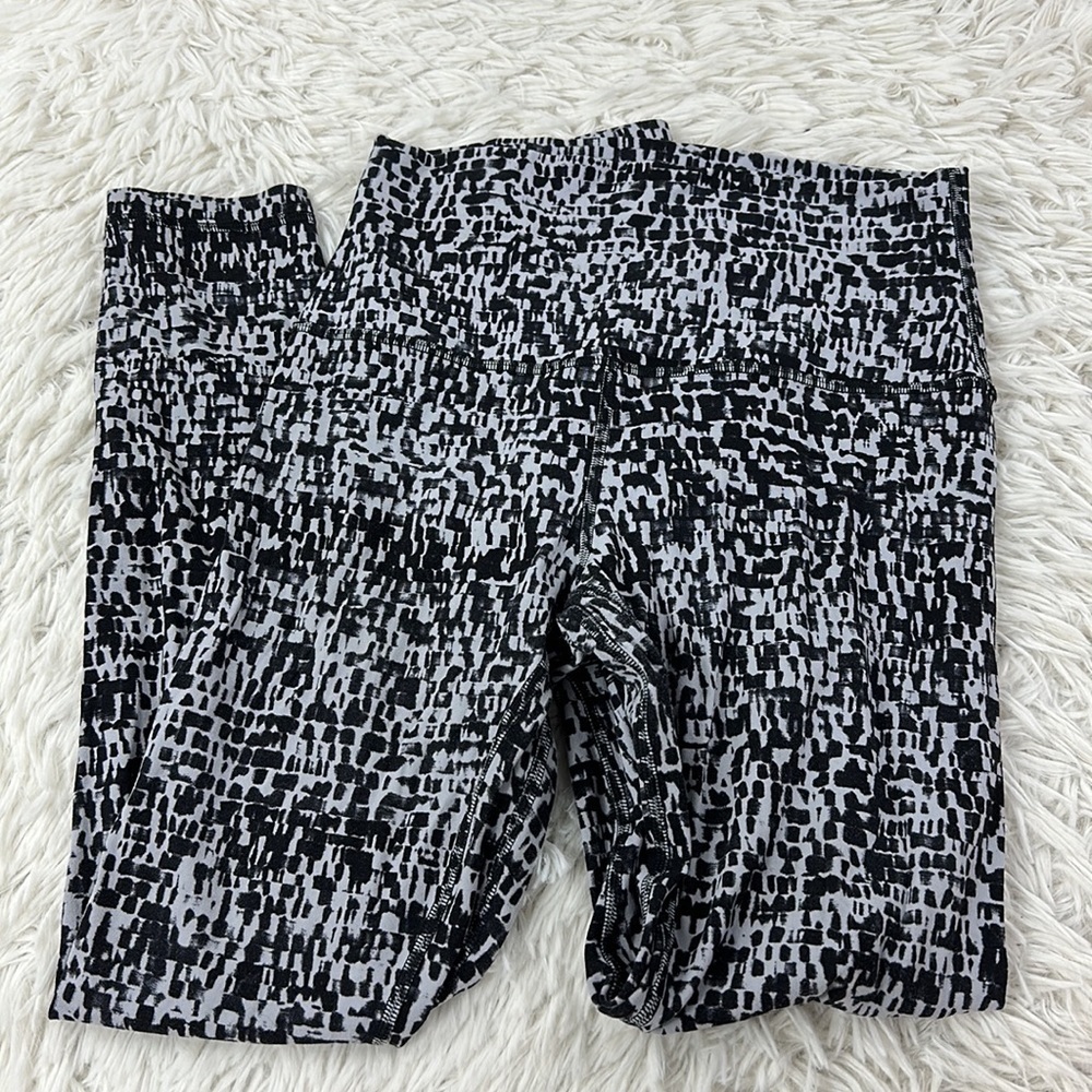 Lululemon Align Pant II 25" Urban Block Ice Grey Black